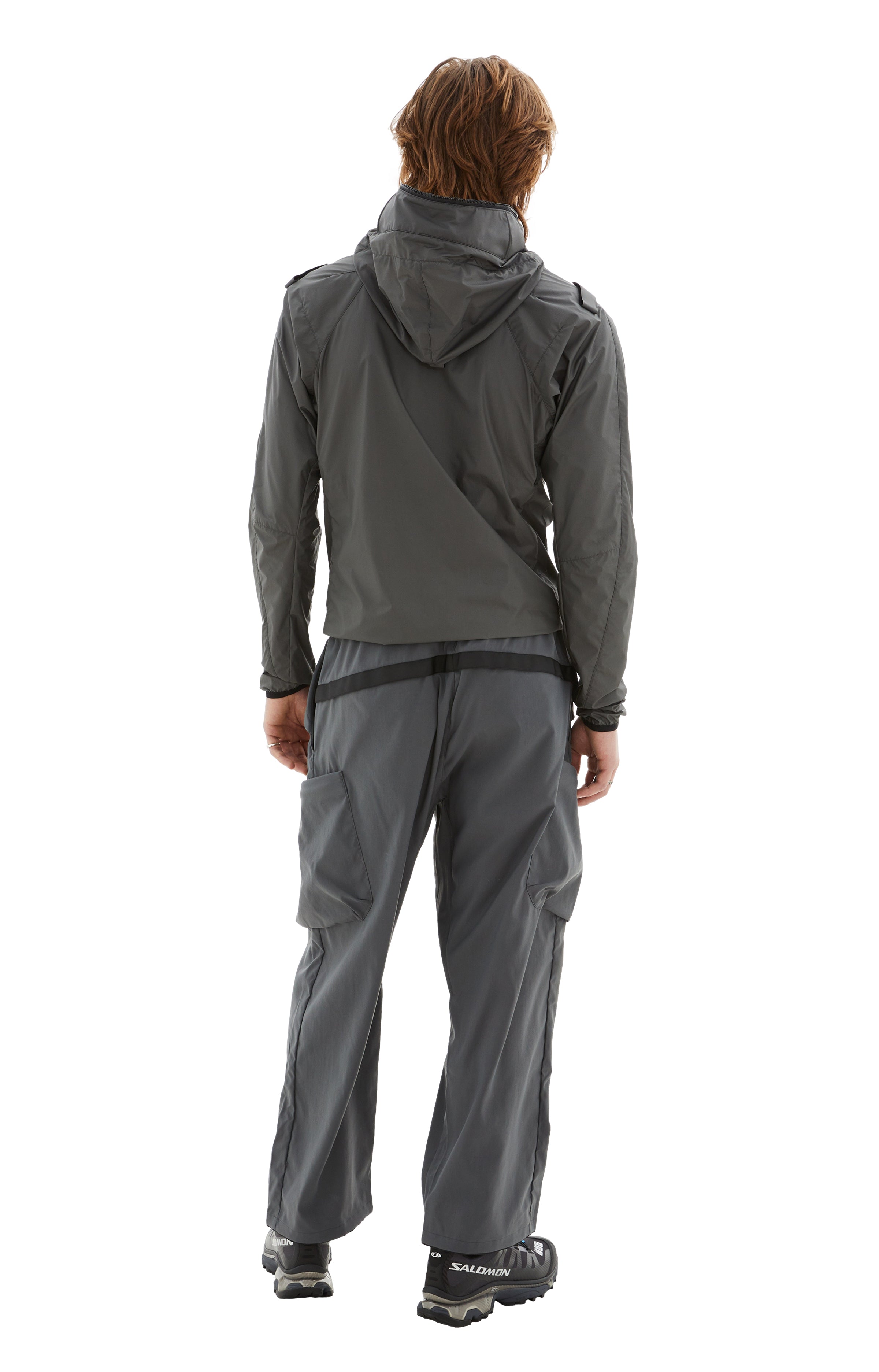 Shop Acronym Nylon Stretch Cargo Pants In Slate Grey
