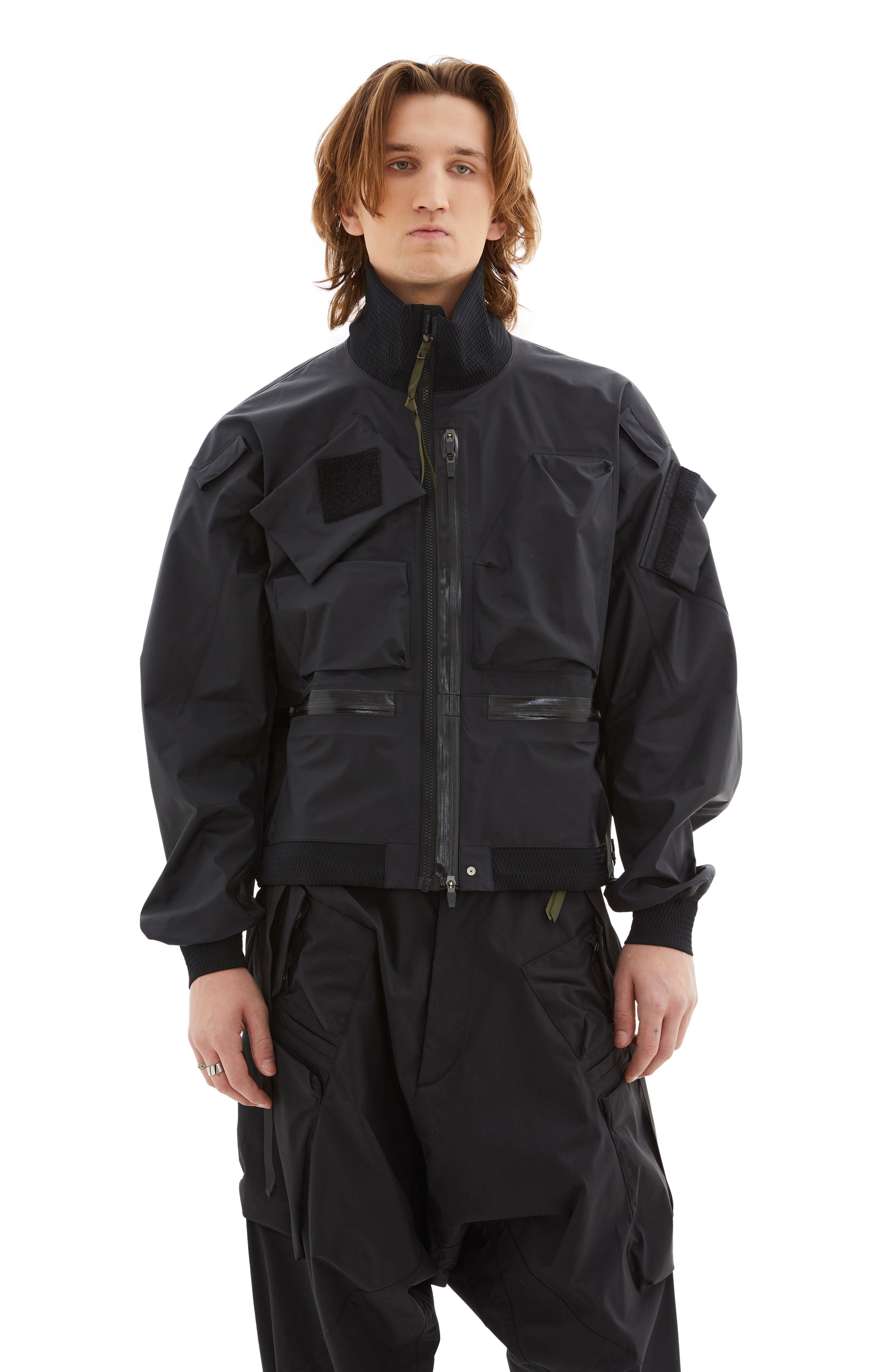 Shop Acronym 3l Gore-tex Bomber In Black