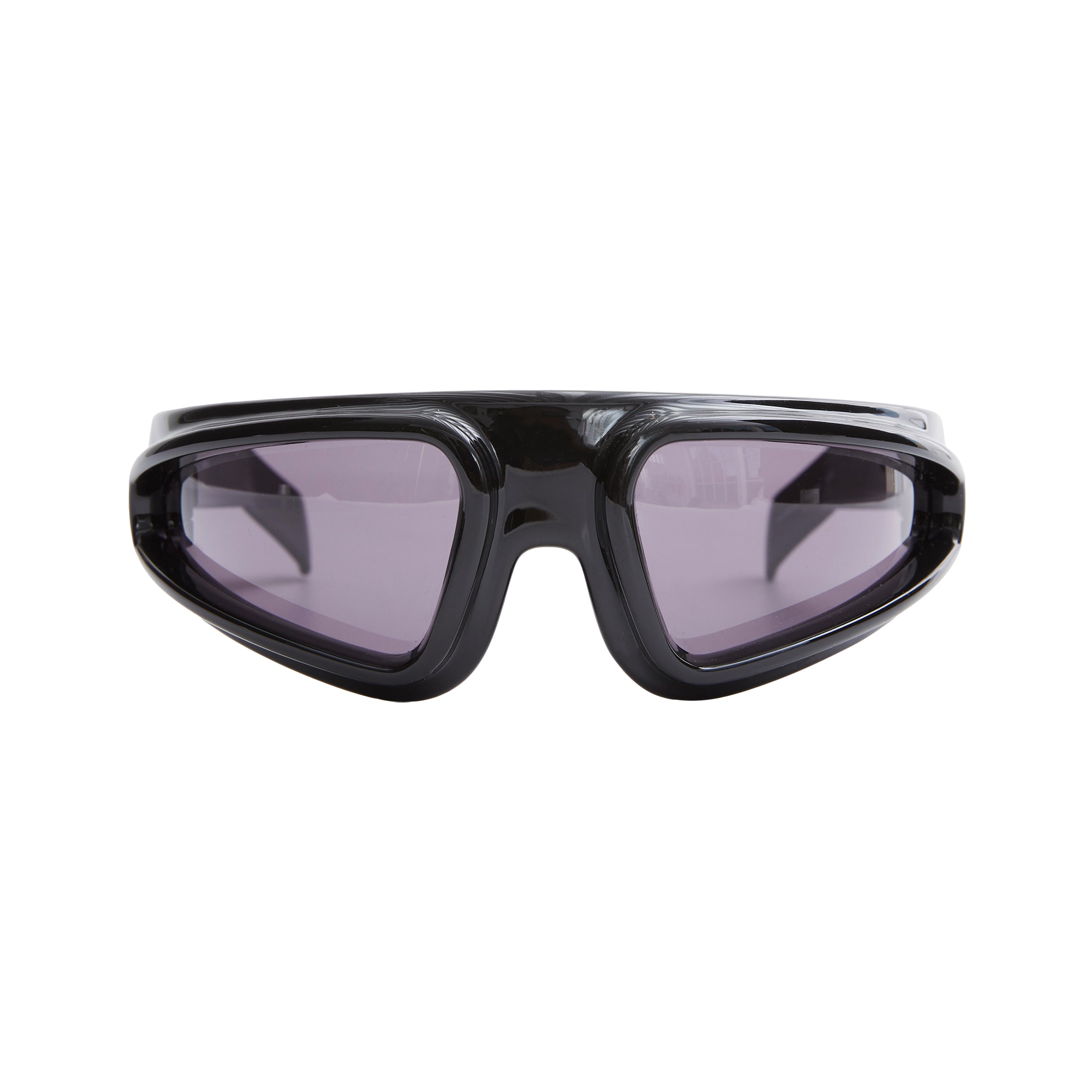 Shop Rick Owens Drkshdw Shiny Ride Sunglasses In Black