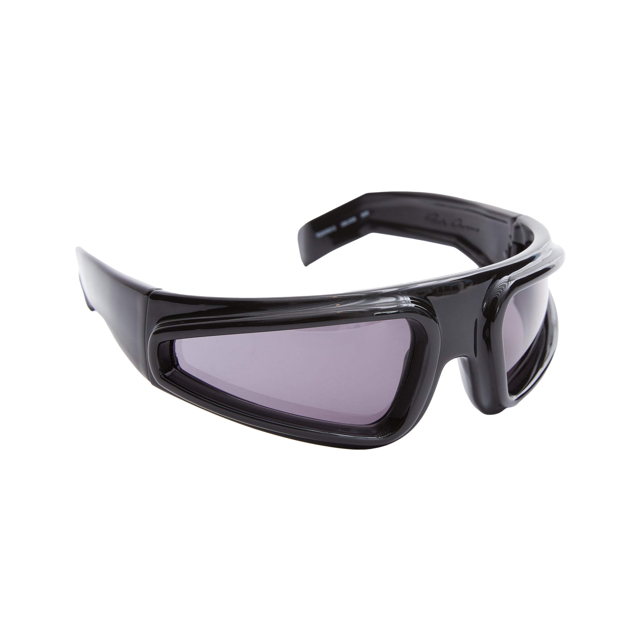 Shop Rick Owens Drkshdw Shiny Ride Sunglasses In Black