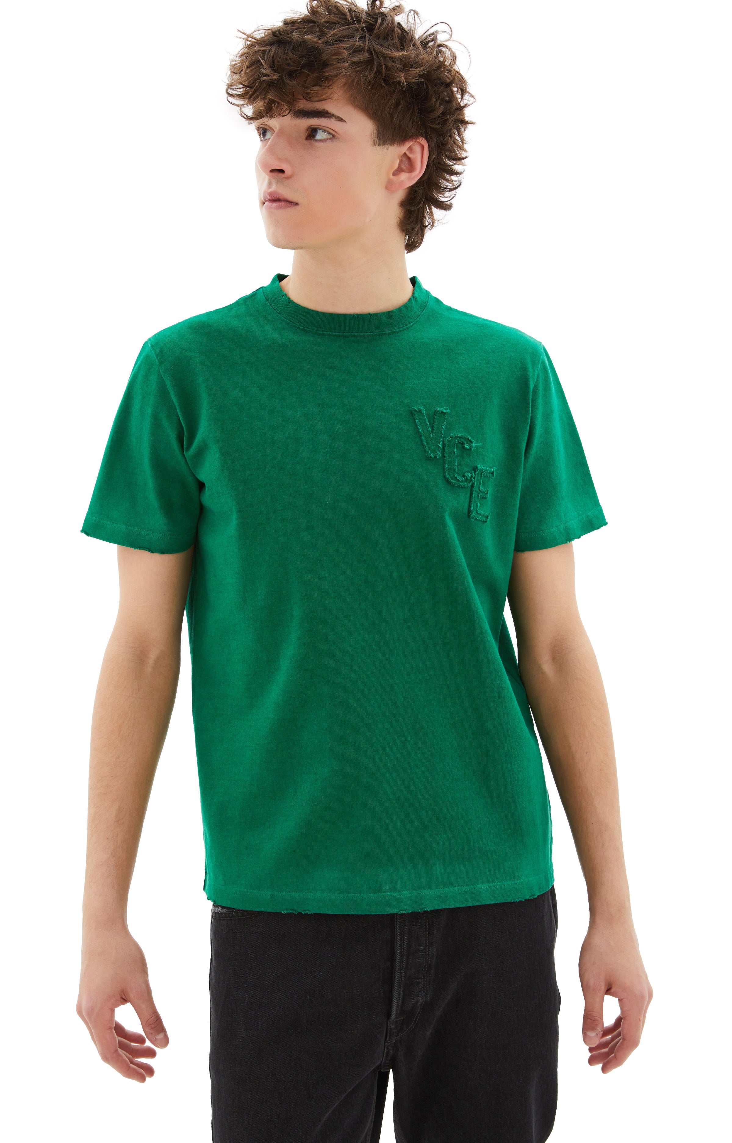 Shop Golden Goose Journey T-shirt In Green