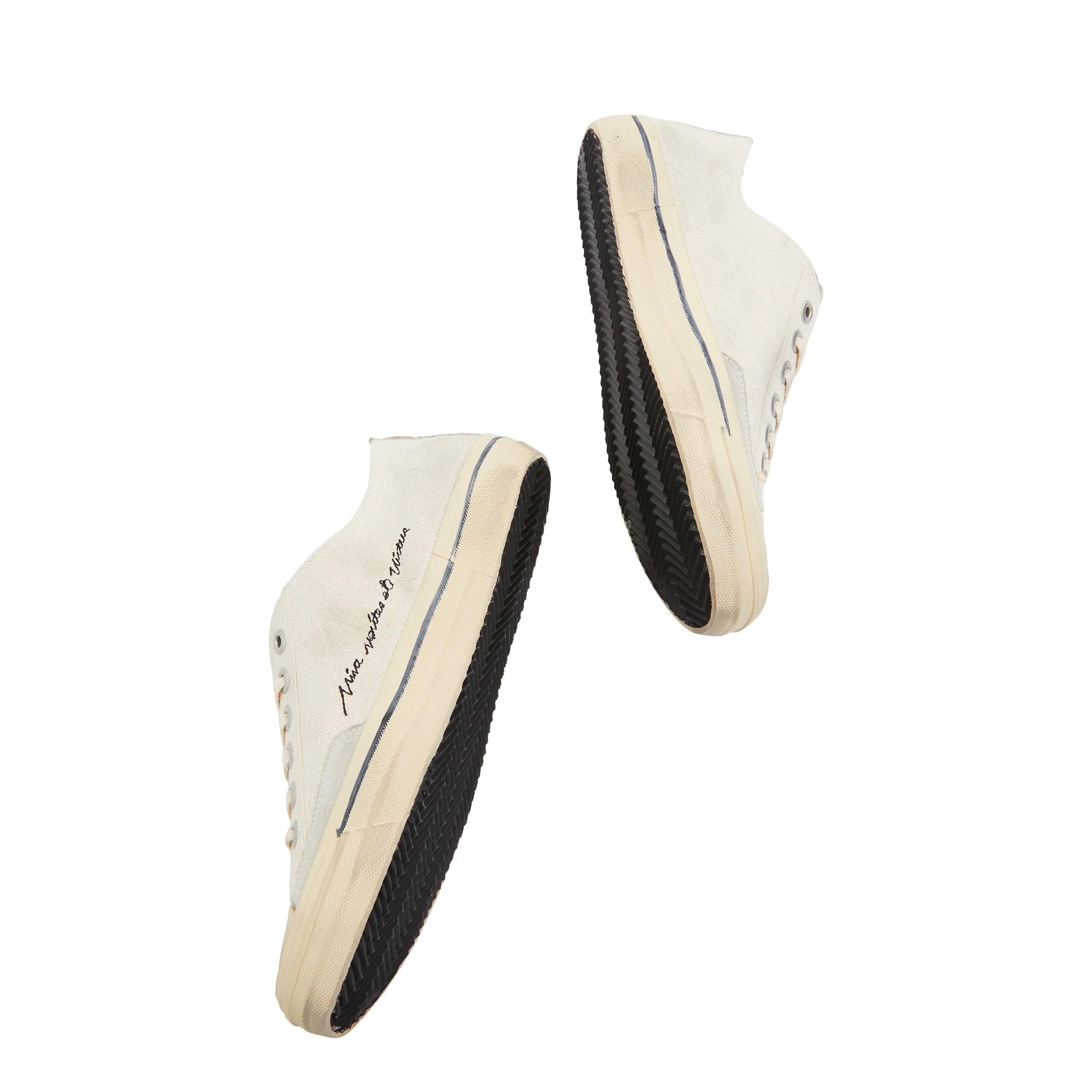 Shop Golden Goose V-star 2 Canvas Men's Sneakers In White