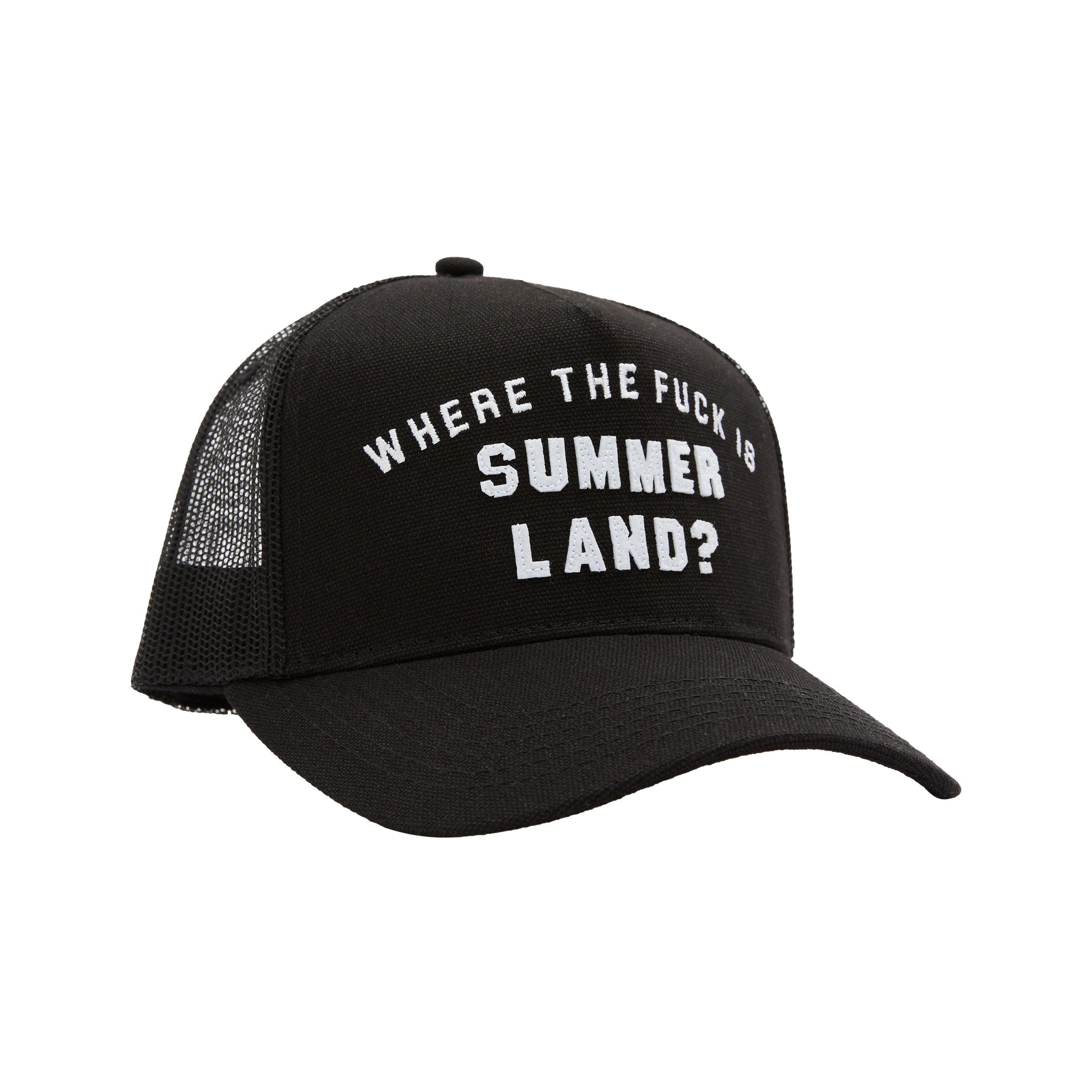 Shop Nahmias Wtfs Trucker Hat In Black
