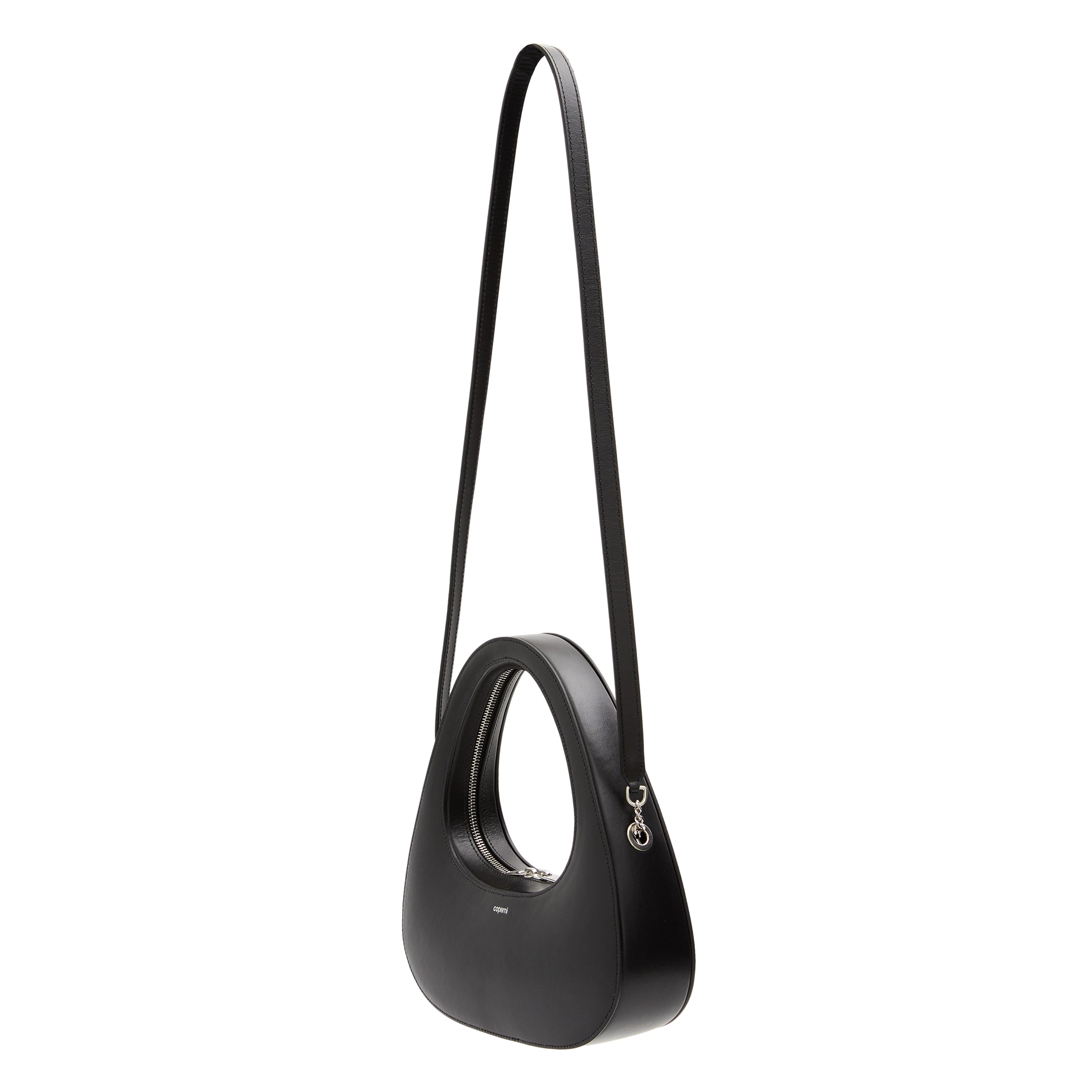 Shop Coperni Crossbody Baguette Swipe Bag In Black
