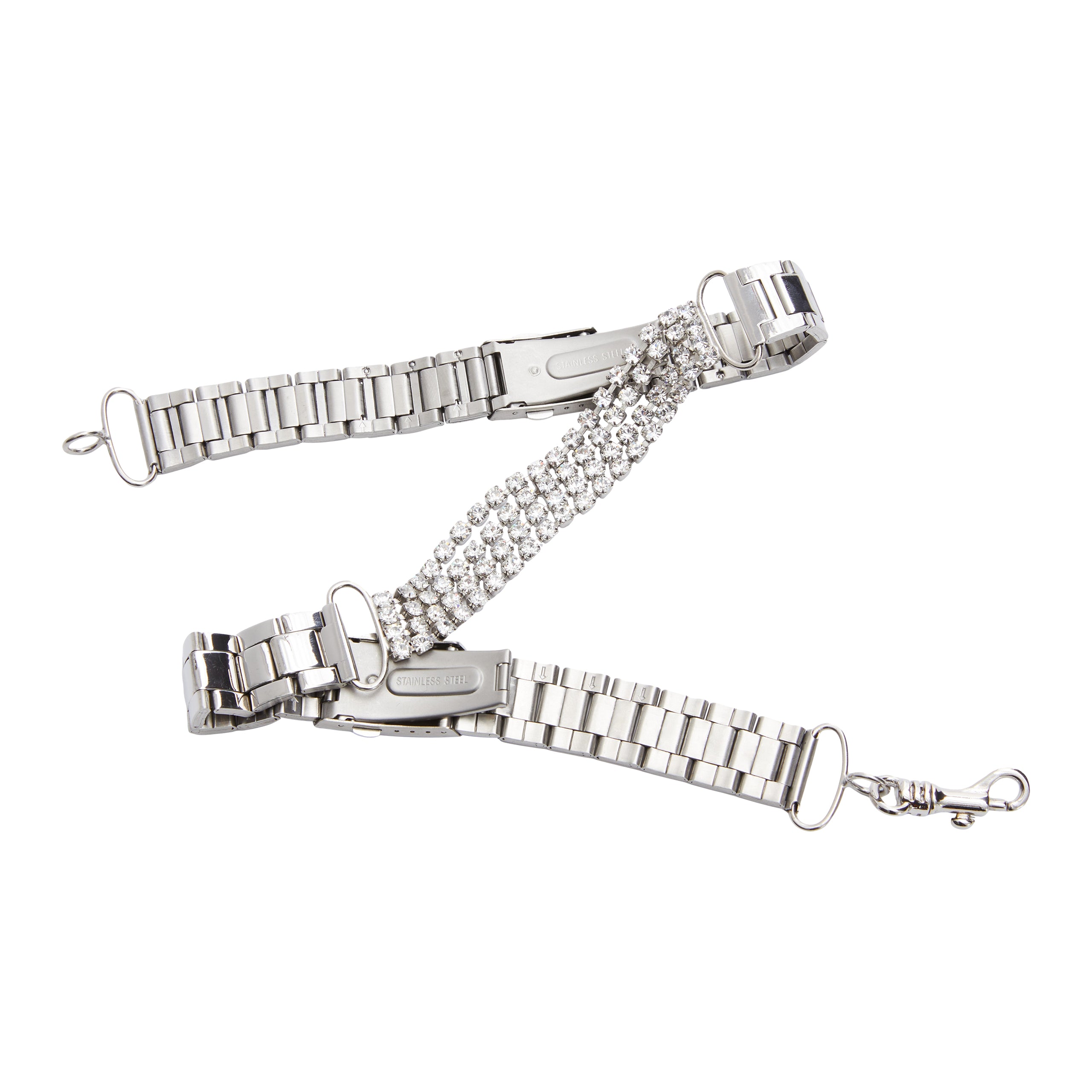 Shop Prototypes Watch Bracelet In Silver