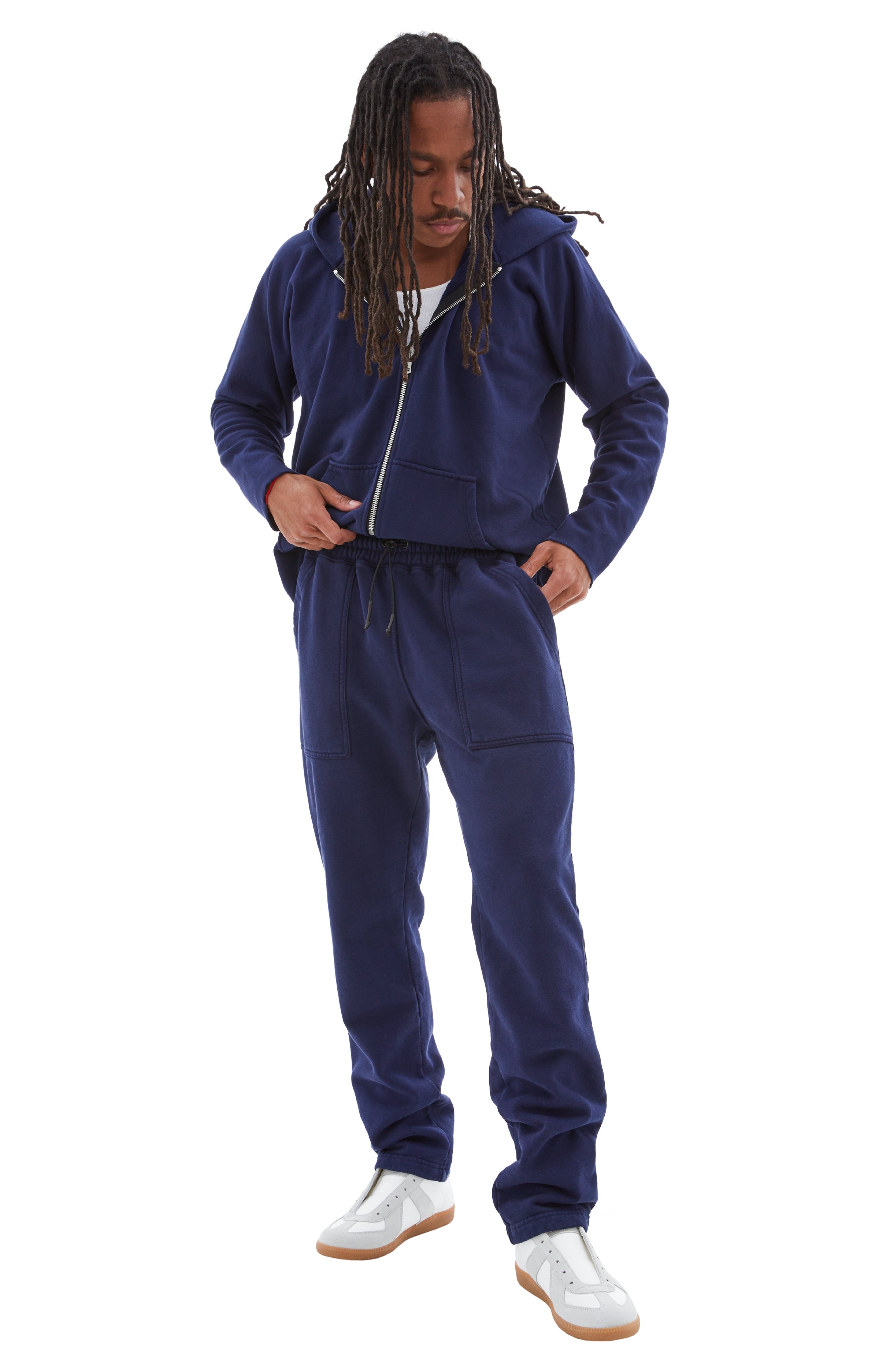 Shop Btfl Cotton Sweatpants In Azure