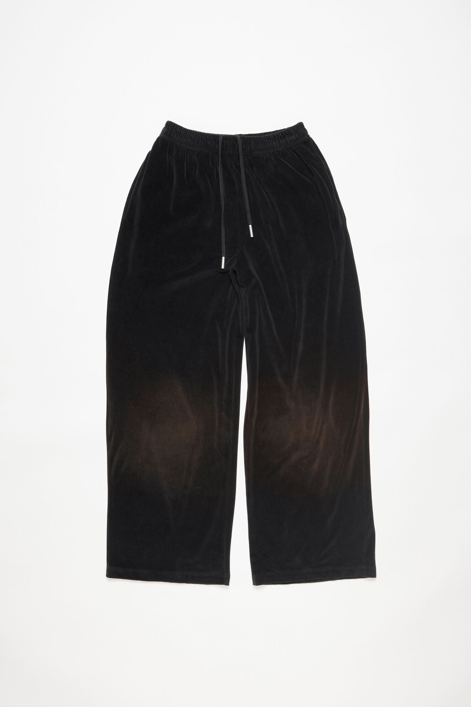 Shop Acne Studios Velour Sweatpants In Black