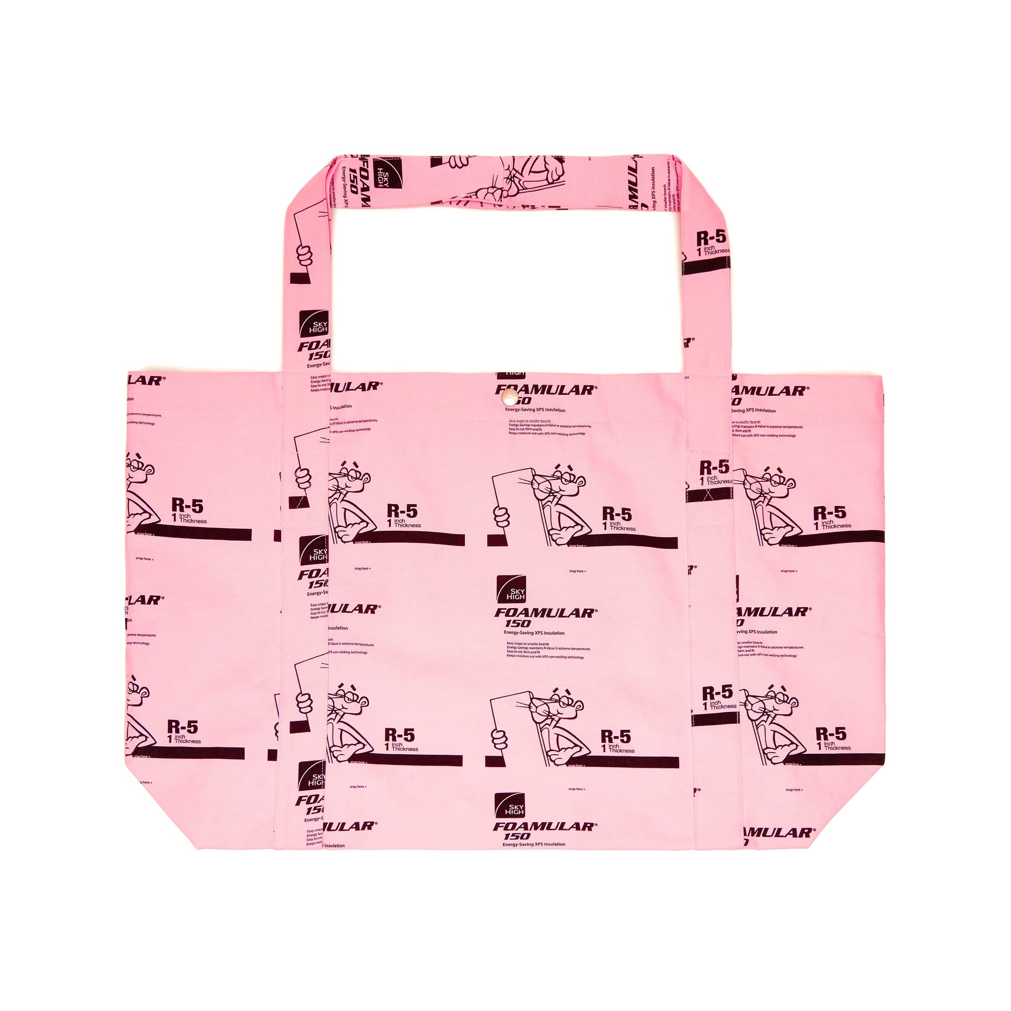 Shop Sky High Farm Workwear Insulation Print Tote Bag In Pink