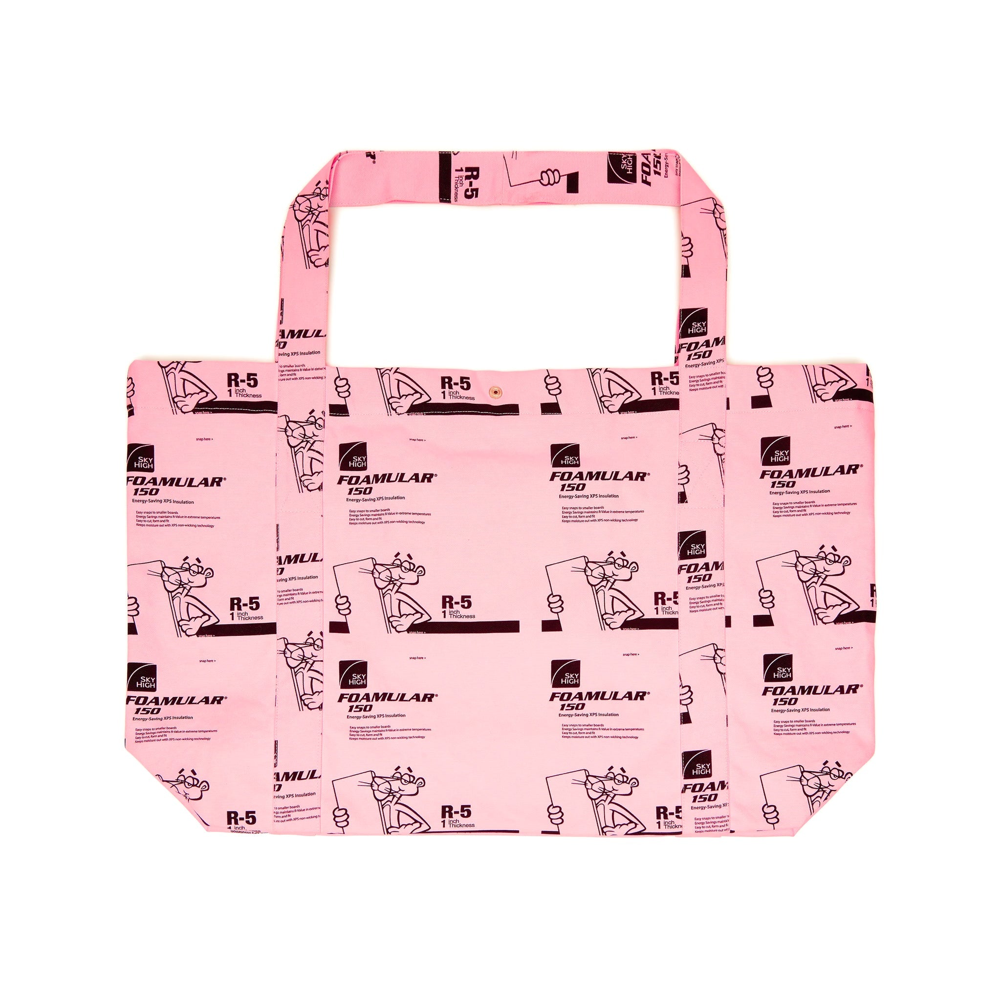 Shop Sky High Farm Workwear Insulation Print Tote Bag In Pink