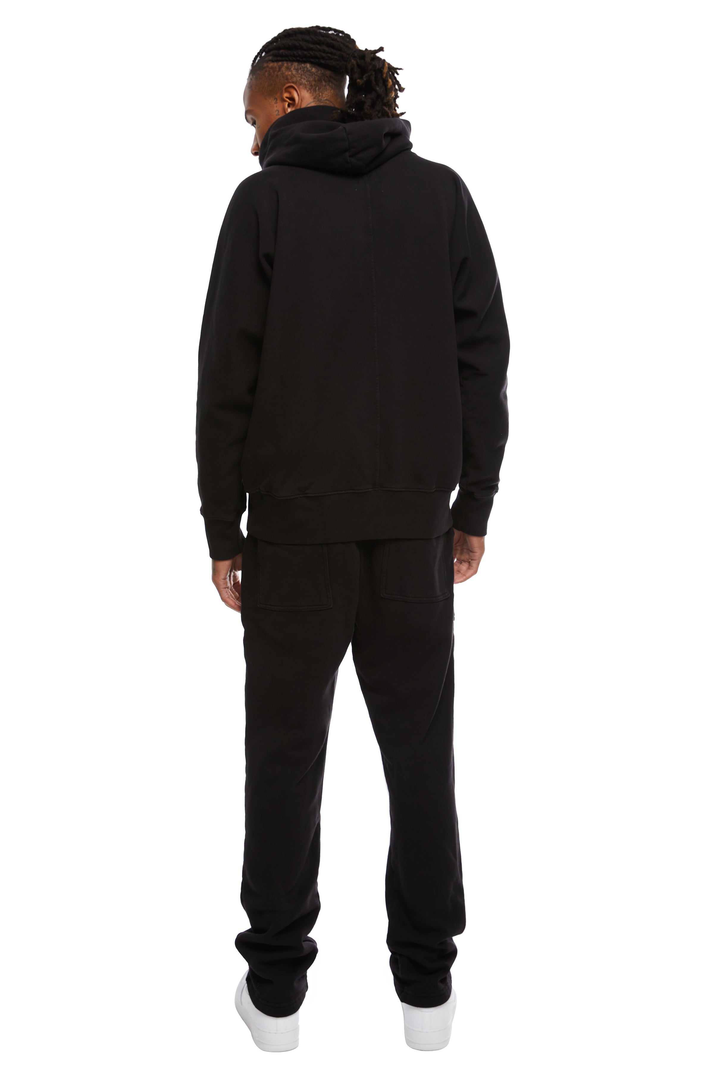 Shop Btfl Cotton Sweatpants In Black