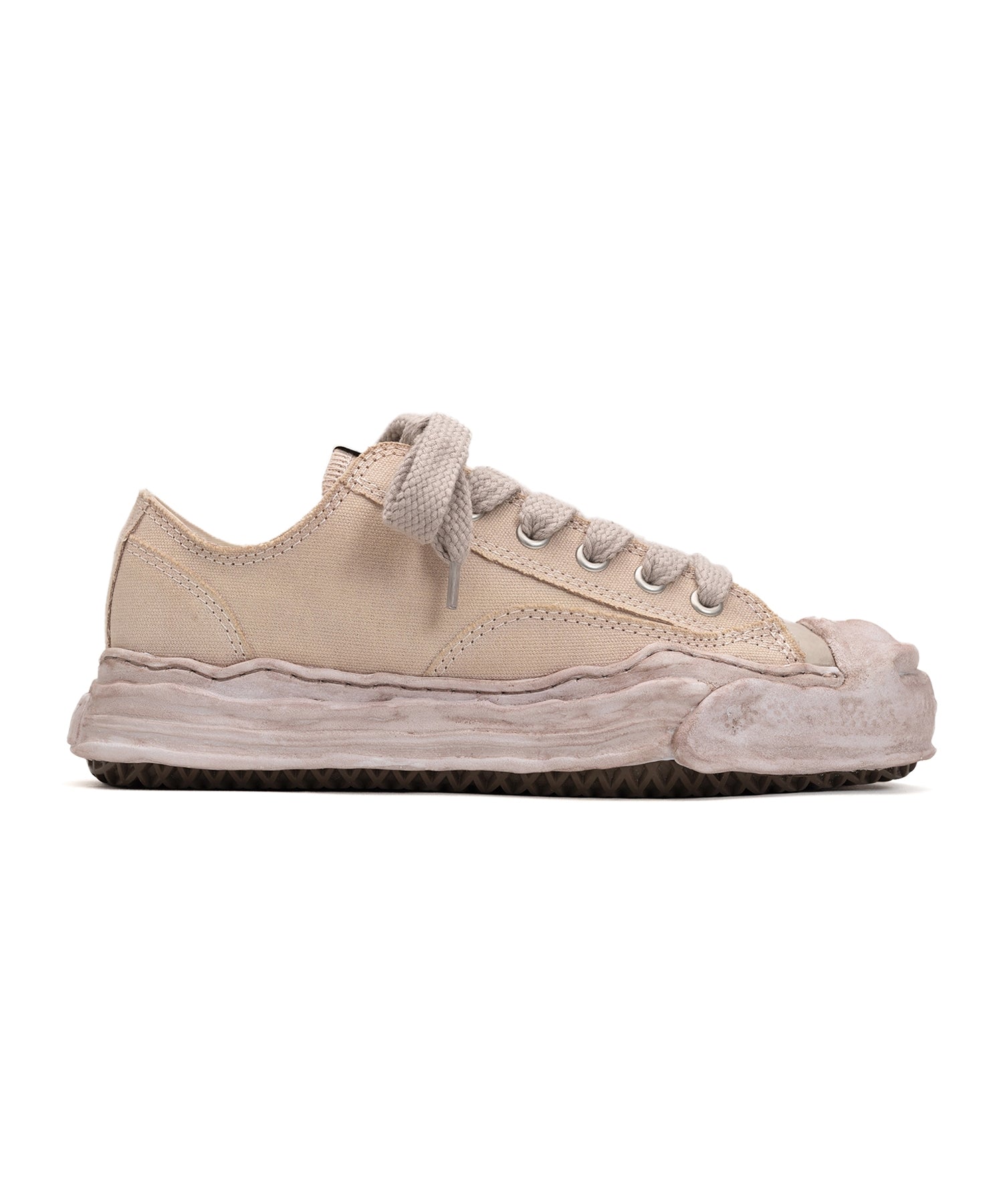 Shop Miharayasuhiro Hank Low-top Sneakers In Beige