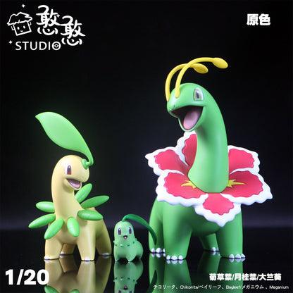 〖In Stock〗Pokemon Scale World Chikorita Bayleef Meganium #152 #153 #154 1:20 - HH Studio