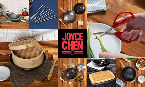  JOYCE CHEN Professional Series 14-Inch Carbon Steel Wok with  Phenolic Handles: Joyce Chen Wok: Home & Kitchen