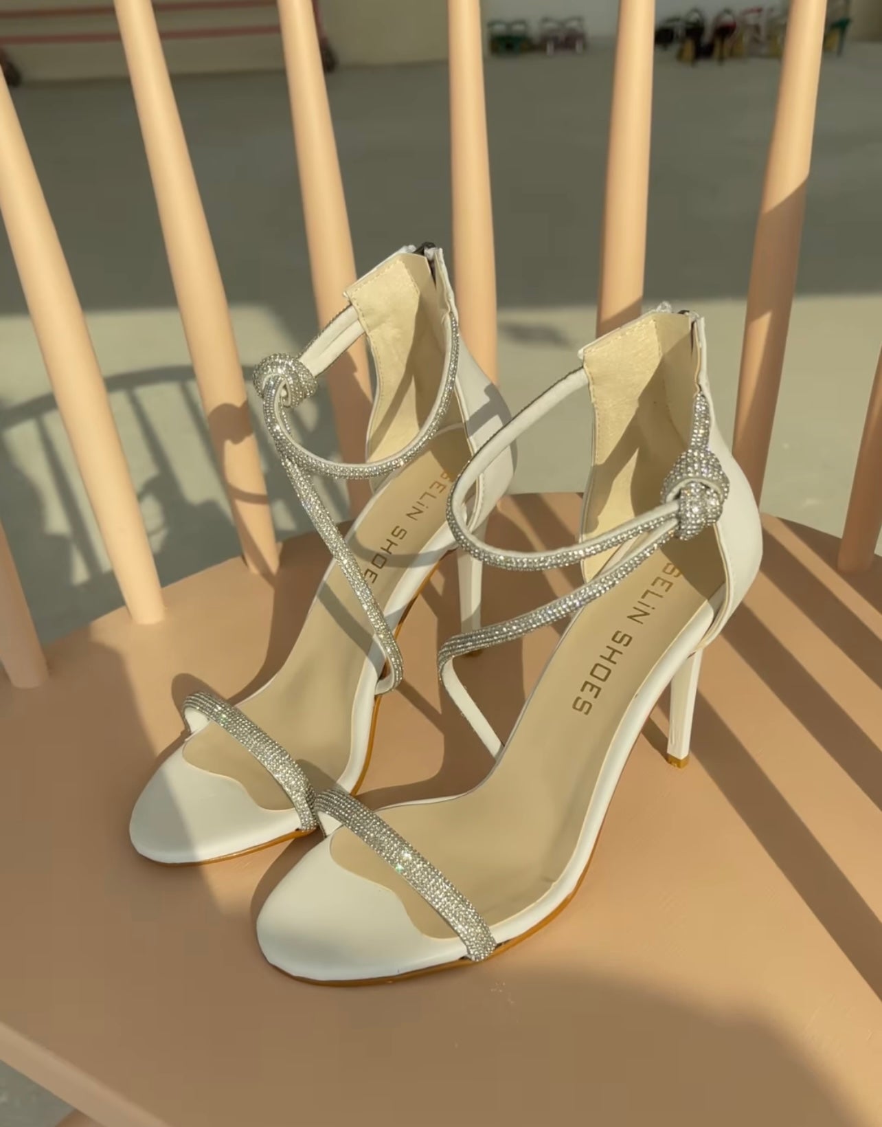 Zehra Heels White – shoesbyarmel