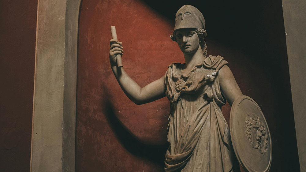 Statue of the Greek Goddess of Wisdom Athena