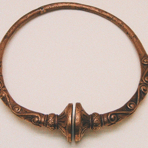 Bronze 4th century Torc Necklace from France 