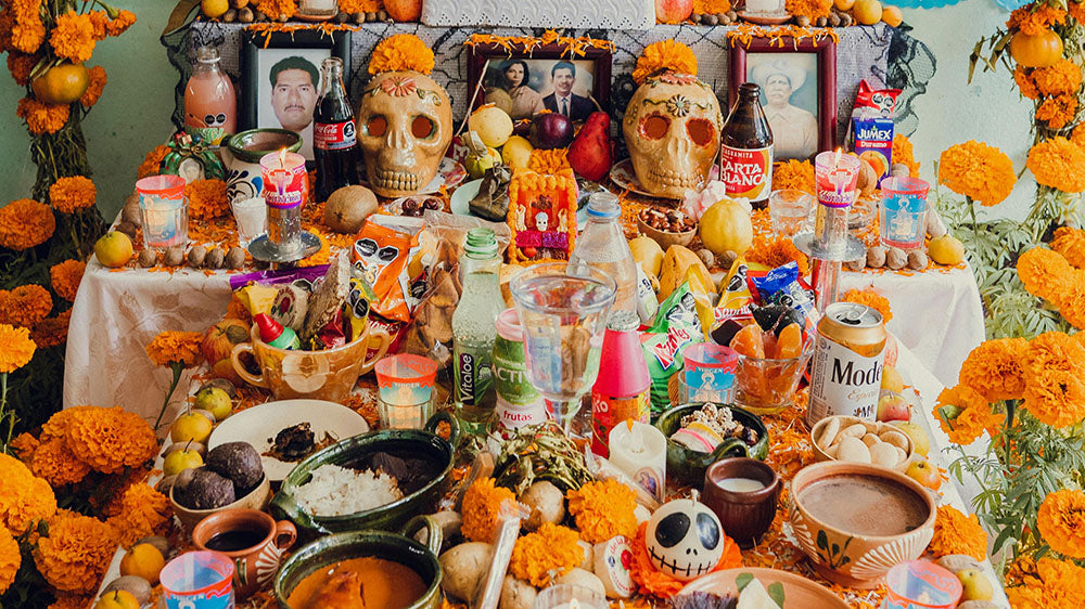 Ofrenda for Day of the Dead dedicated to Ancestral Veneration