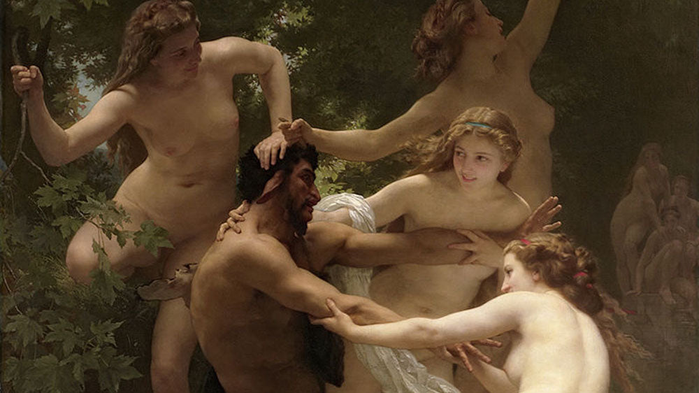 William-Adolphe Bouguereau (1825-1905) - Nymphs and Satyr (1873)