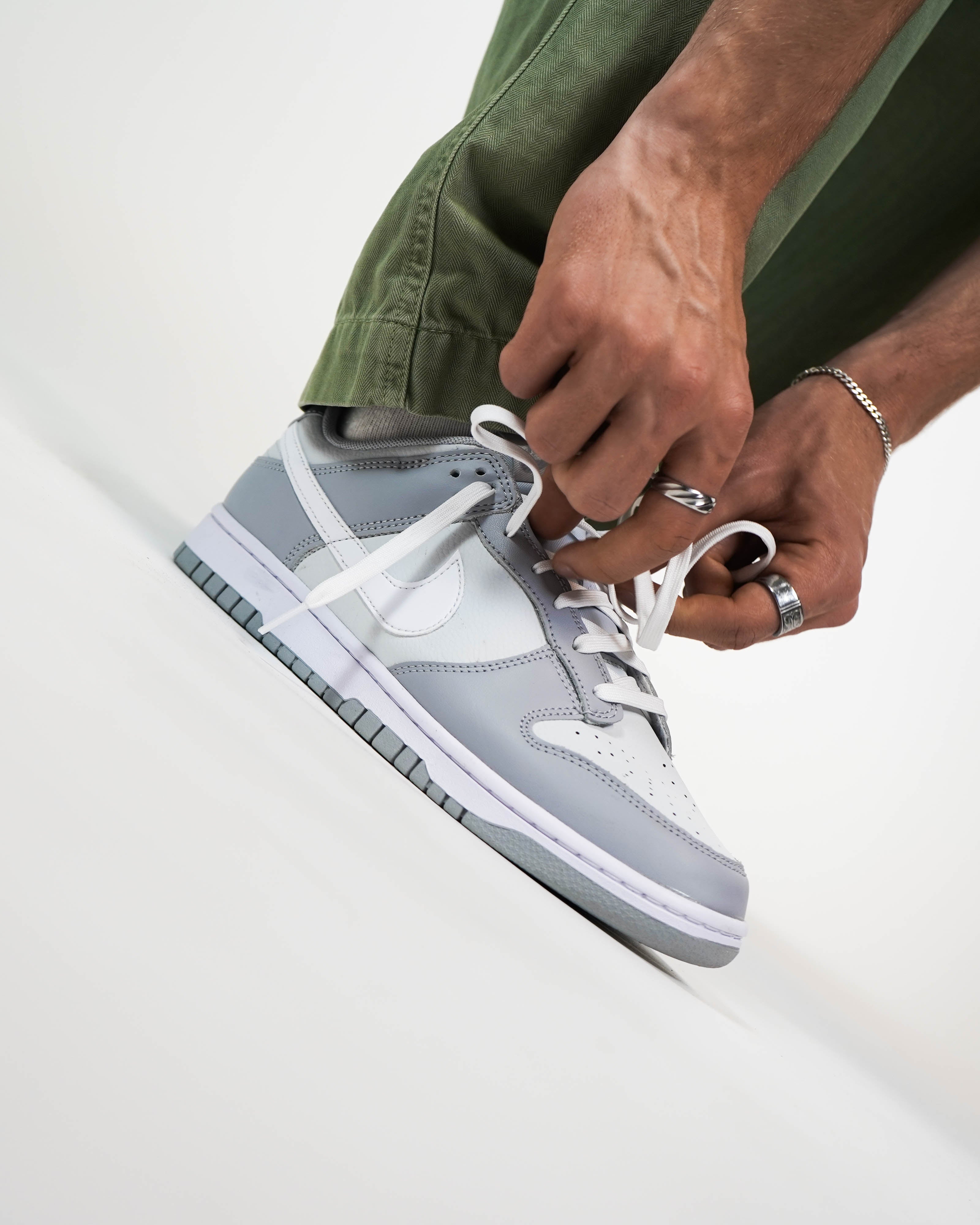 nike dunk two tone grey