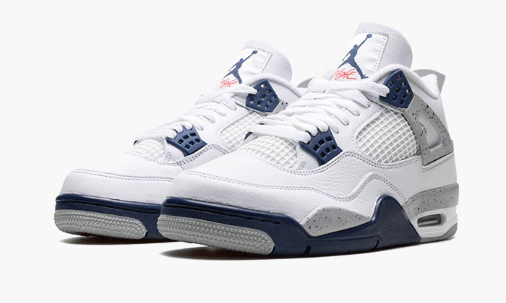 jordan 4 white navy blue