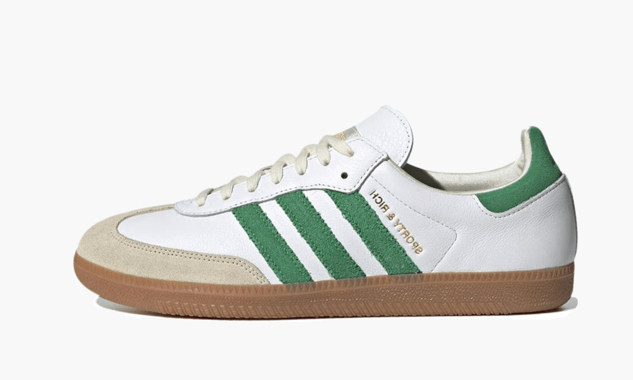 kandidat Gummi Hjelm Adidas Samba Sporty & Rich White Green | The Sneaker Store