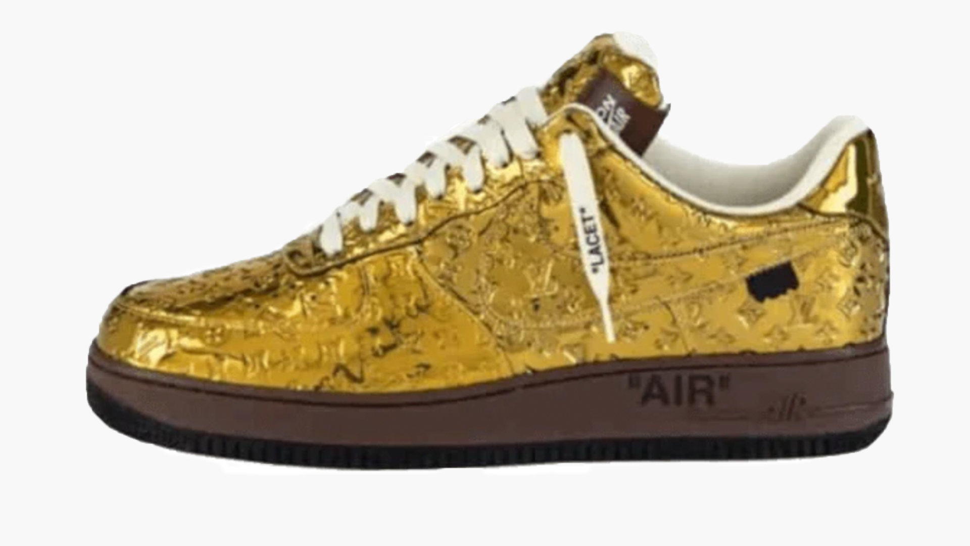Nike Air Force 1 Low Louis Vuitton Metallic Gold | The Sneaker Store