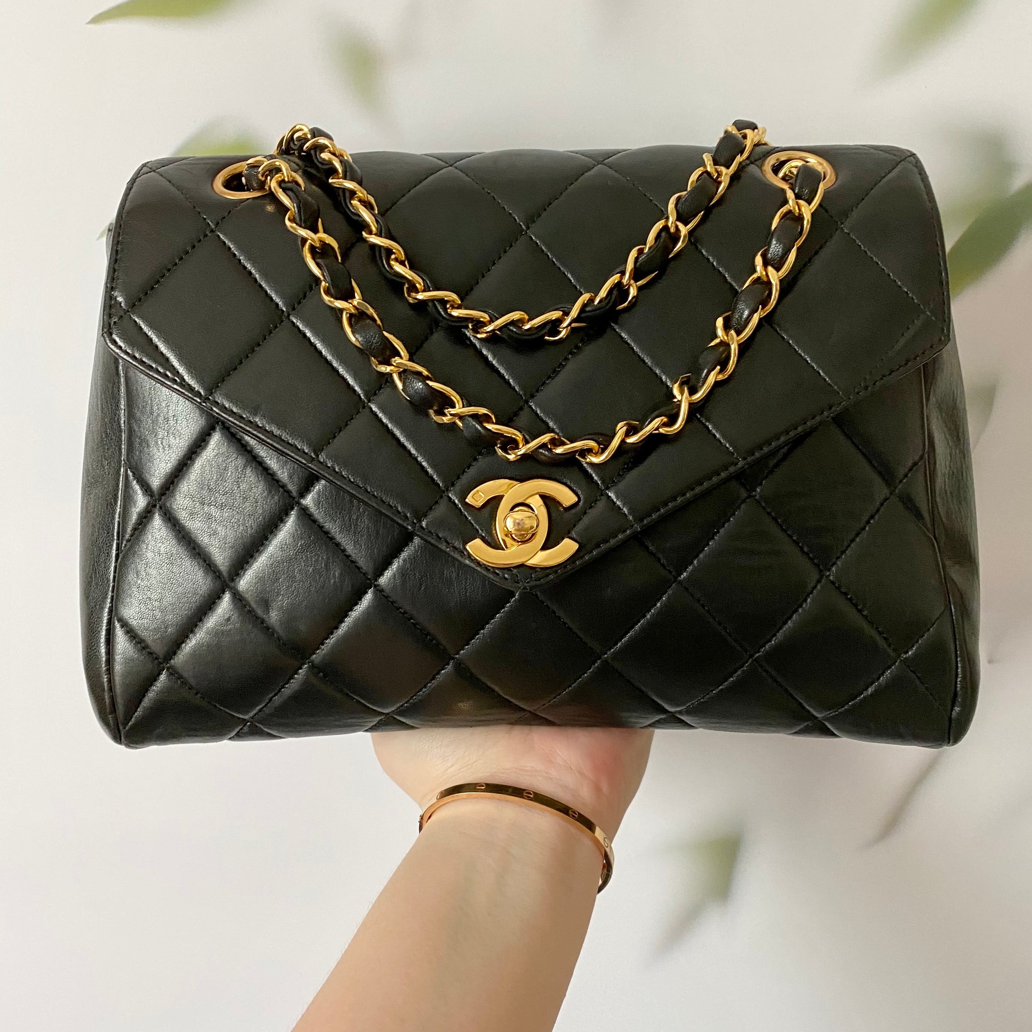 CHANEL  Bags  Chanel Envelope Clutch Black Calfskin  Poshmark
