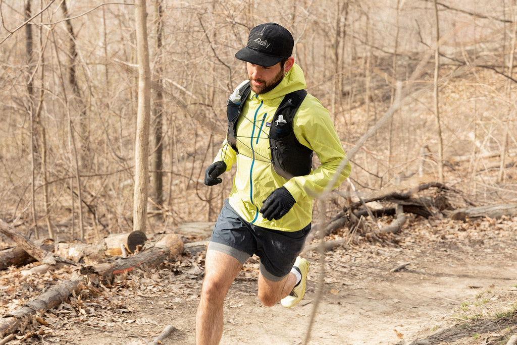 man running trailblazer