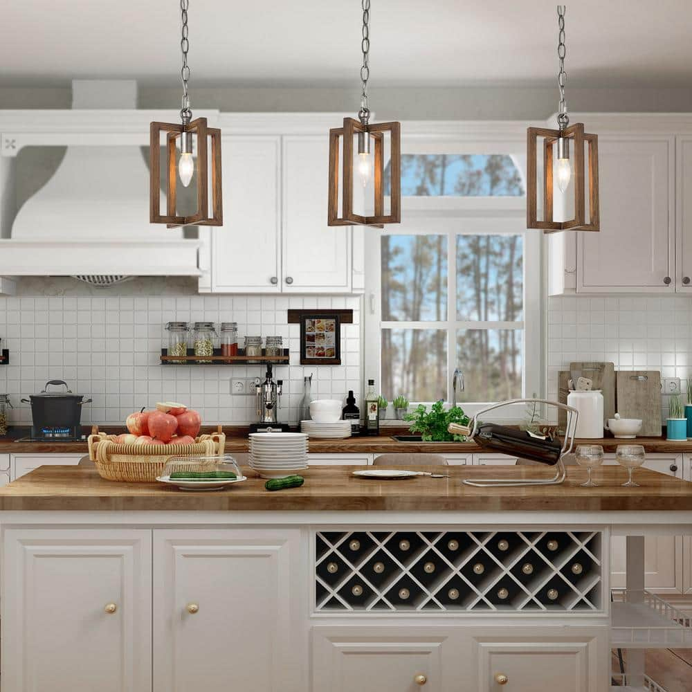 lnc wood kitchen island pendant