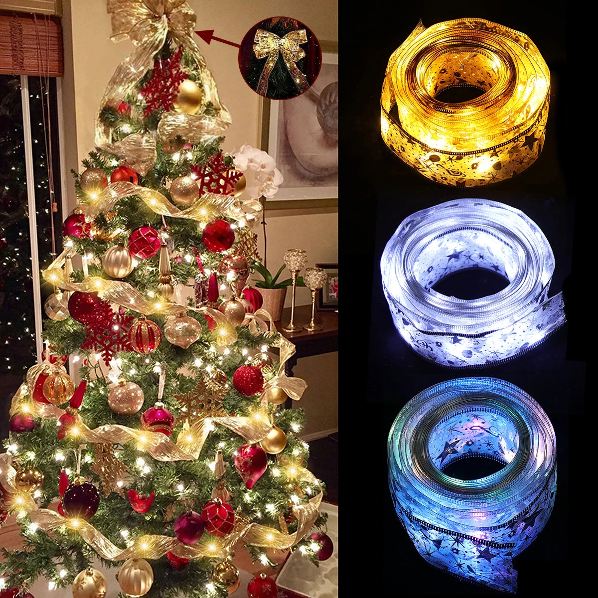 Weihnachtsbaum LED Lichterkette