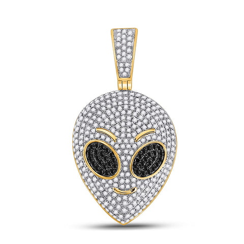 diamond alien pendant