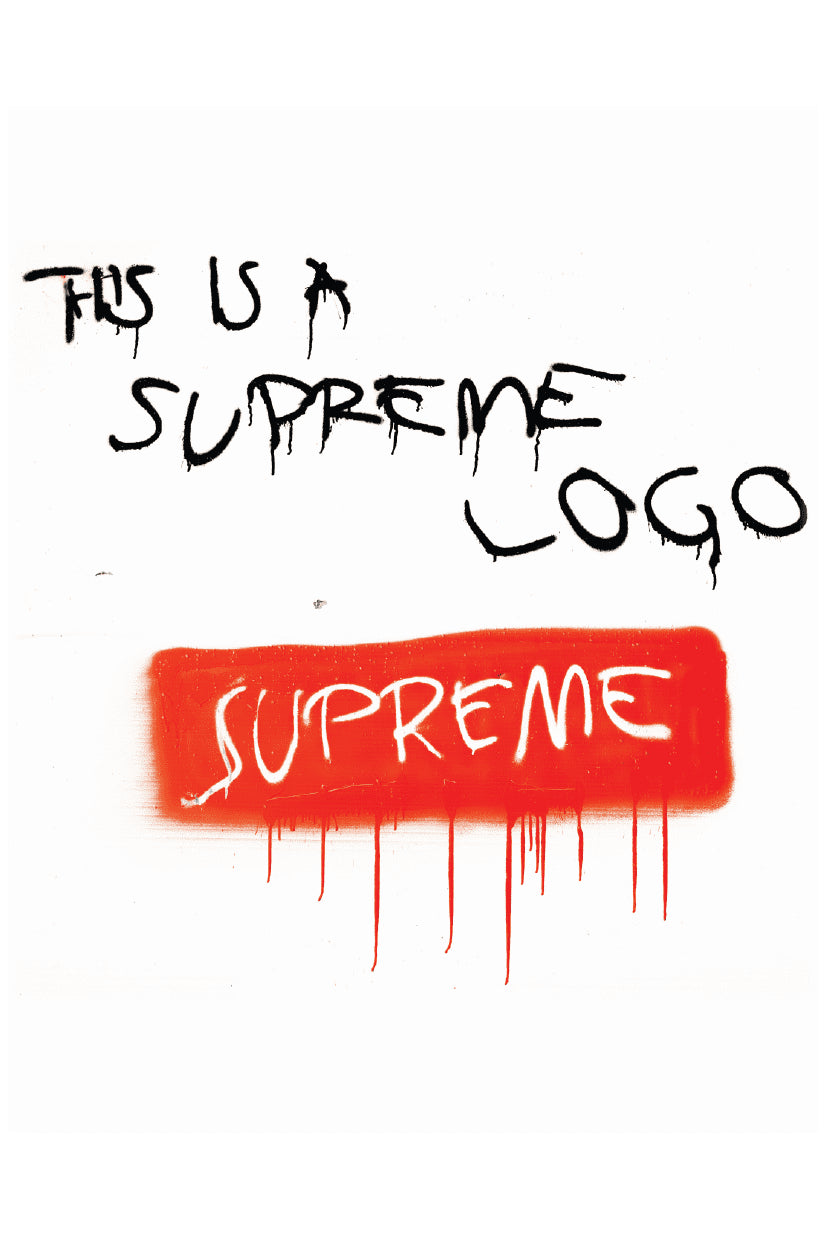 supreme logo poster