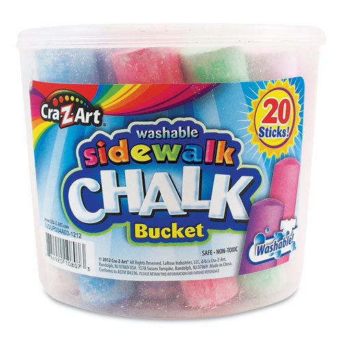 Colored Drawing Chalk, 3.19 x 0.38 Diameter, 12 Assorted Colors 12  Sticks/Set - Office Express Office Products