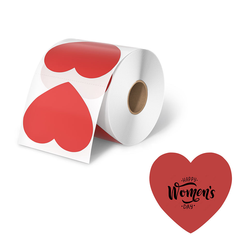 MUNBYN Heart Thermal Sticker Labels