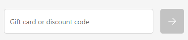 Enter the E-Gift Code in the coupon box.