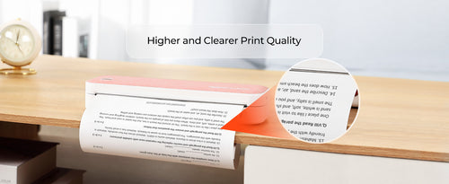 MUNBYN A4 portable thermal printer provides high-quality printing.