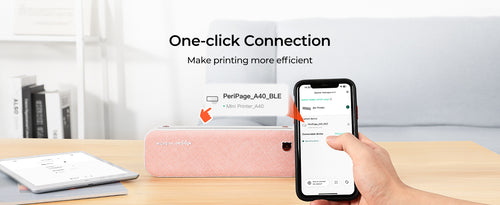 Open the App, and search for the connected printer.