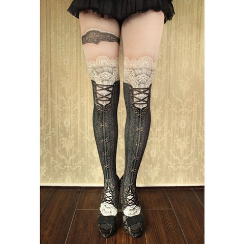 abilletage Legwear official(14 items) Wunderwelt Fleur