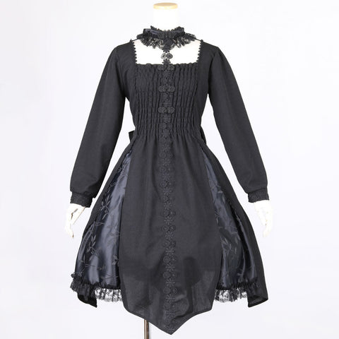 MAJOH（旧MR Corset）】APRON LONG DRESS-