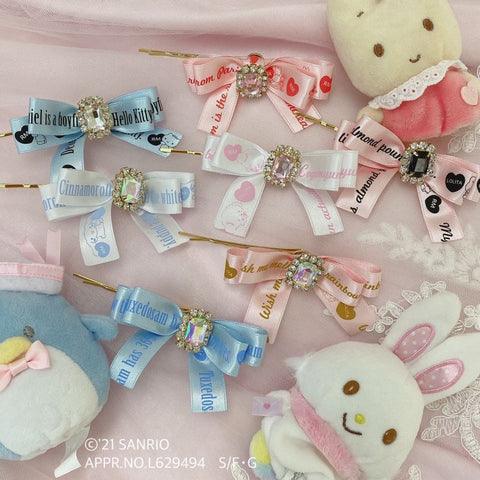 Sanrio characters Princess bijou ribbon hair-pin(プリンセス