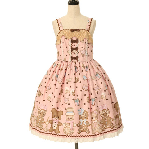 Angelic Pretty なかよしジンジャークッキーサロペット&カチューシャ 5