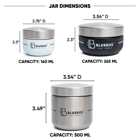 Dimensions of Stash Jar