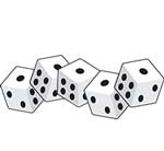 five dice