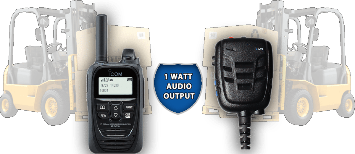 Icom IP501H LTE Remote Speaker Microphone 1 Watt Audio Output