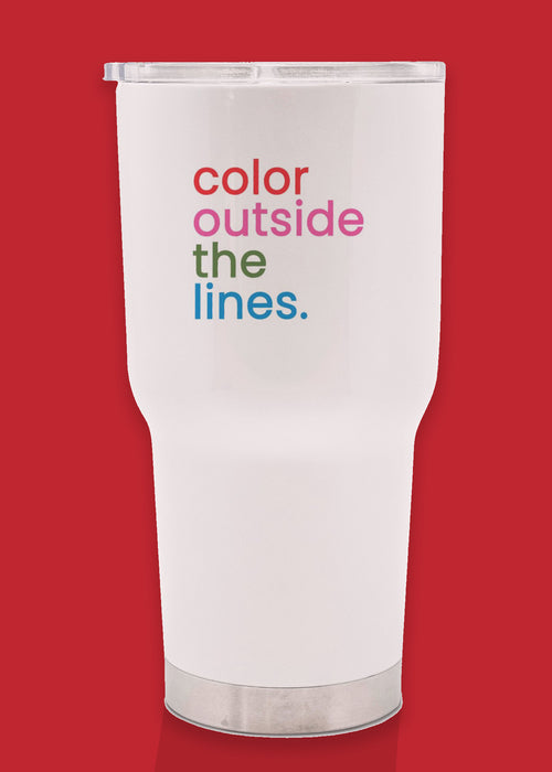 Color Outside the Lines Tumbler