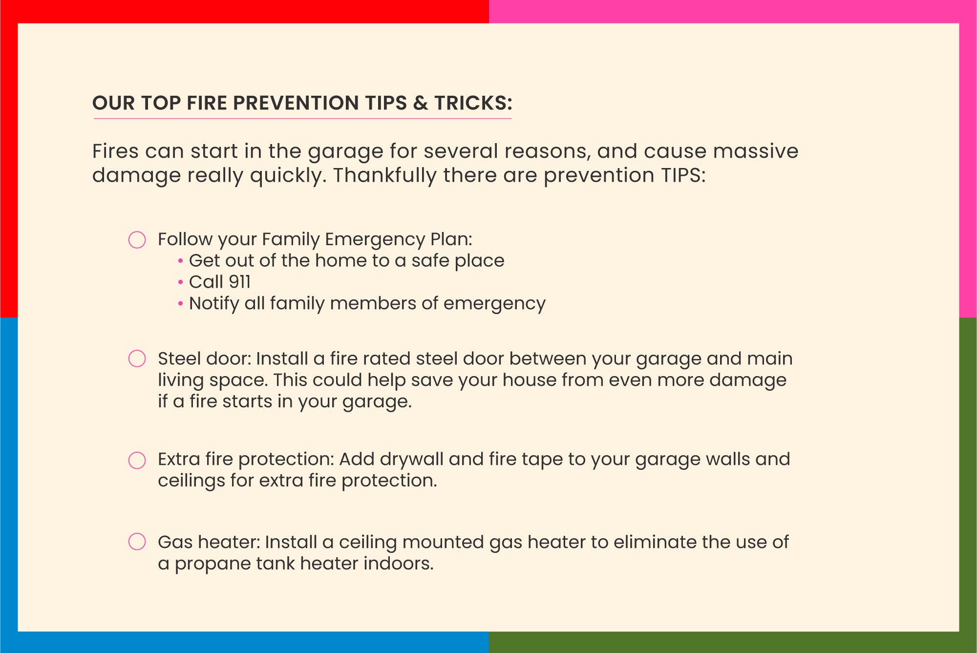 Our Top Prevention Tips and Tricks