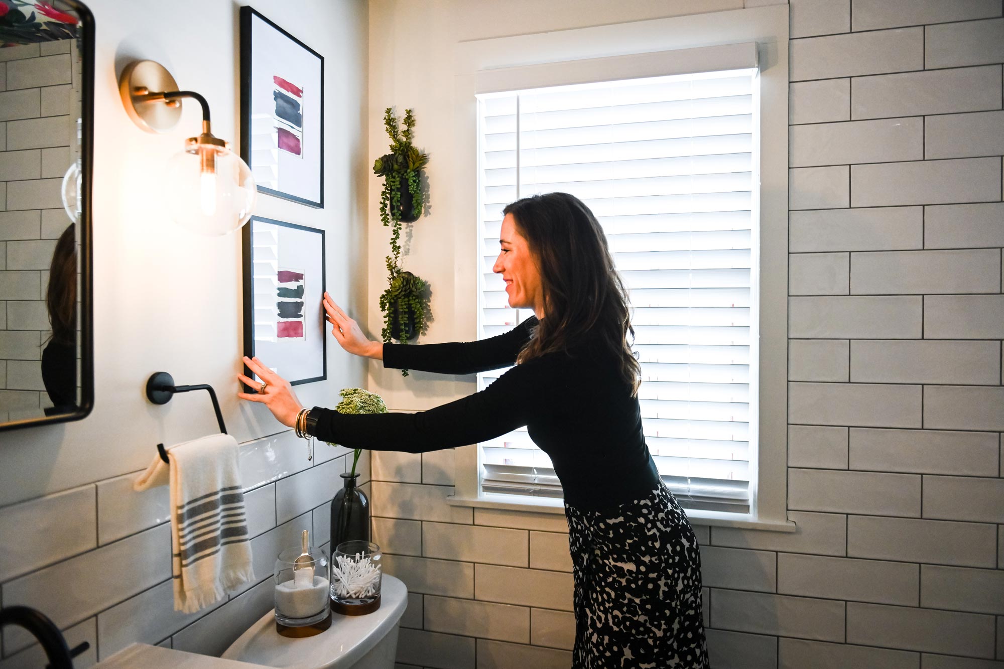 Kirsten in New Bathroom