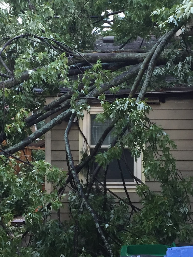 House Damage from a Tornado