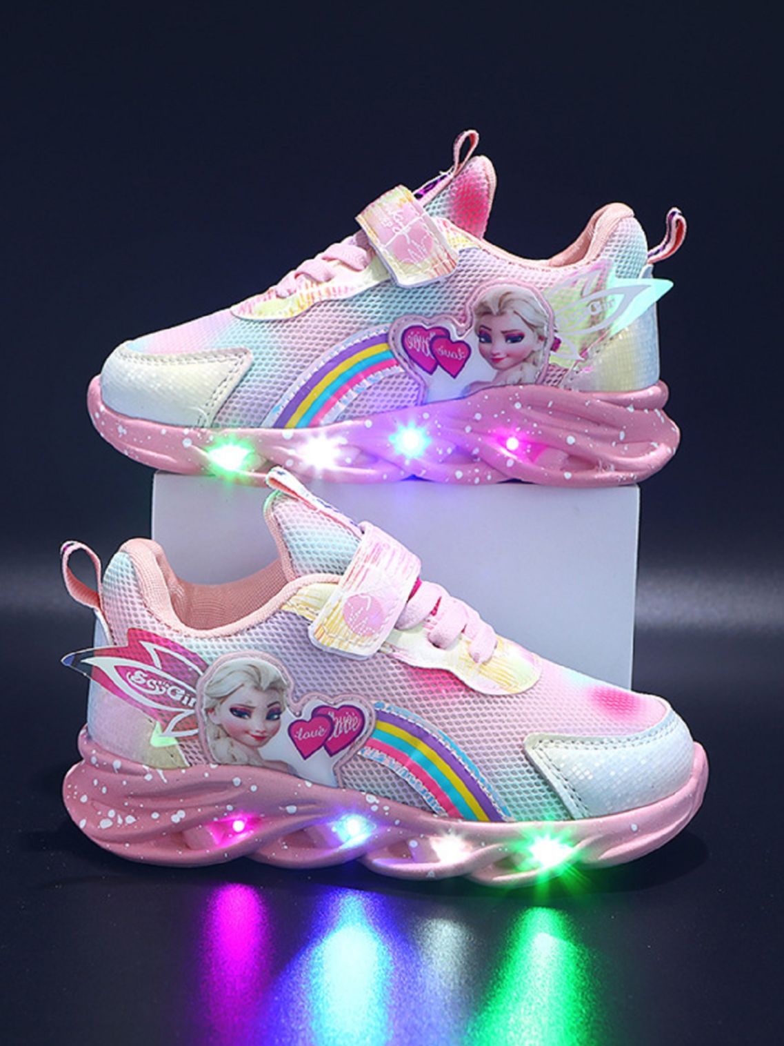 Zapatillas Frozen - Luces y Antideslizantes –