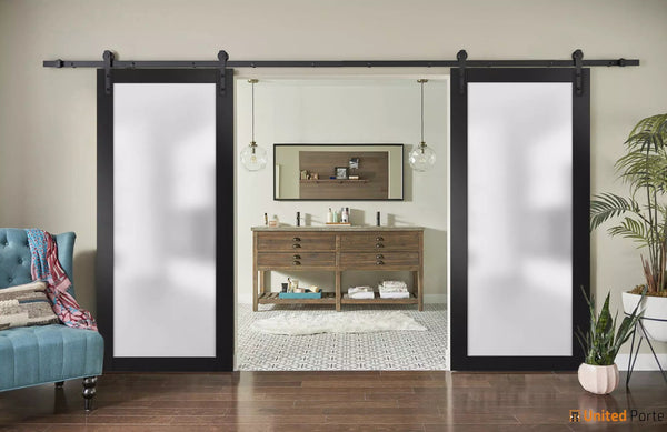 Barn doors bring the most unique collection of barn doors with glass to you. We truly go above and beyond the standard designs at Barn doors to get you uniquely crafted glass barn doors, frosted glass barn doors, and glass sliding barn doors. 